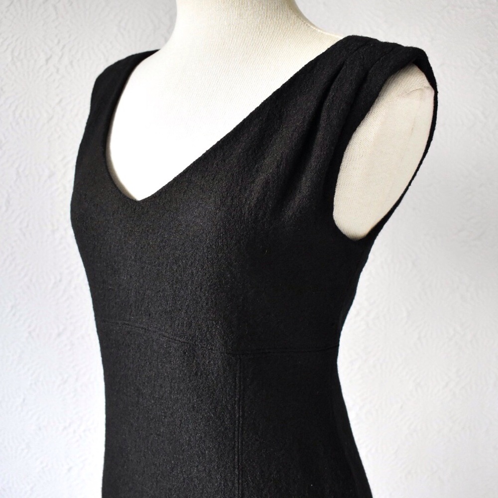Banana Republic Black Bouclé Sheath Dress